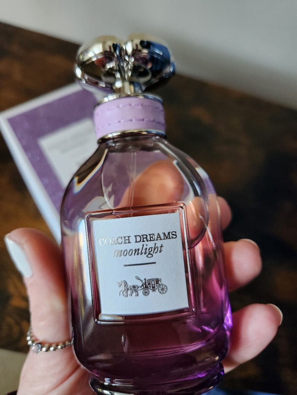 Coach Dreams Moonlight Purple Glitter Box 60ml - Picture 2 of 2